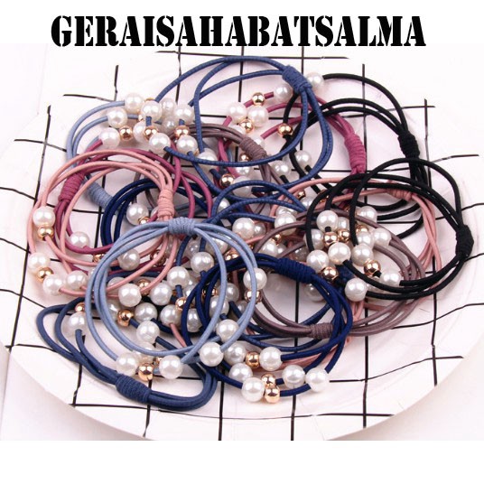 (IRM) Ikat Rambut Ala Korea Import 1966 Ikat Rambut Korea Ikat Rambut Pendek Ikat Rambut Lucu