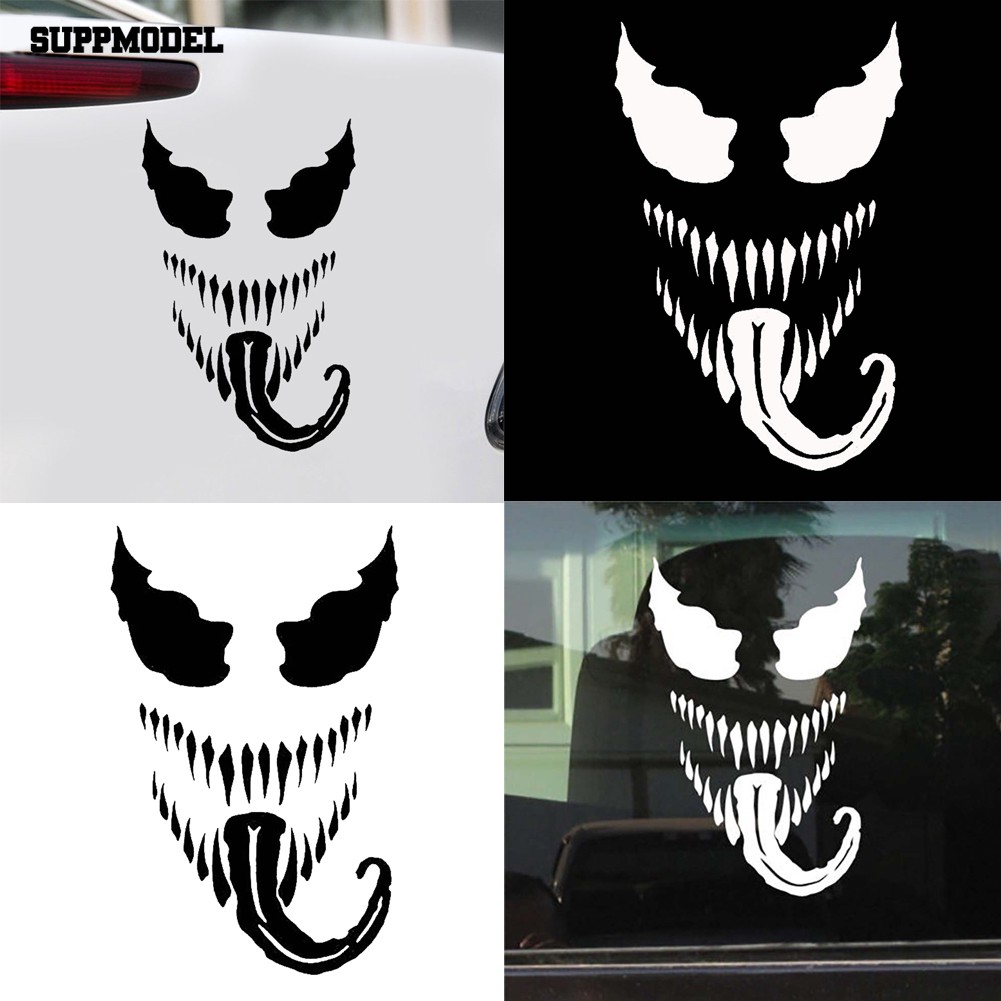 Stiker Decal Motif Tulisan Venom Film untuk Mobil