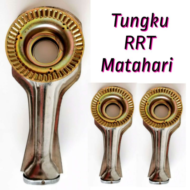 Tungku Kompor Gas RRT Serbaguna Plat Tebal/Set/Matahari/Ori