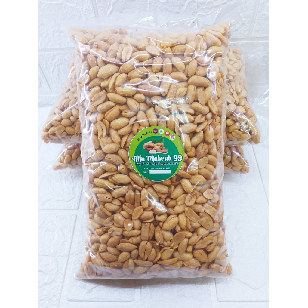 Jual Kacang Kupas Matang Kg Kacang Bawang Goreng Matang Kg Gurih Asin Kualitas Super Indonesia