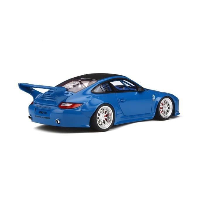 1/18 GT SPIRIT PORSCHE OLD AND NEW BODYKIT BLUE DIECAST NOT IG IGNITION MODEL