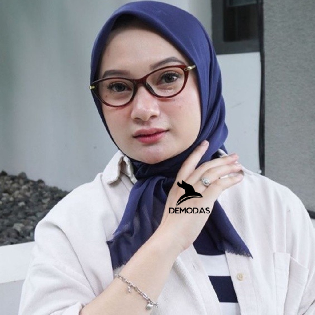 Demodas Kacamata Fashion Wanita  Minus Normal Silinder cat eye terbaru Photocromic Antiriadiasi Bluecromic Blueray Cateye  Bluechromic Photochromic cewe cewek DG9011