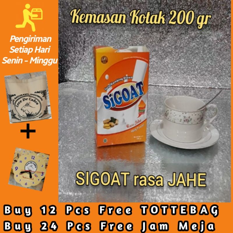 

Susu Kambing Etawa SIGOAT Rasa JAHE (Expired 2025)