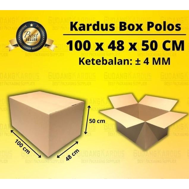 

Kardus Box Jumbo | Karton Box Besar Polos 100 x 48 x 50 CM