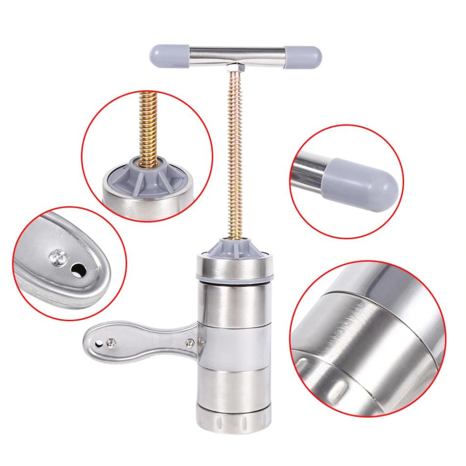 Newest Stainless Steel Manual Noodle Maker Household Pastas Making Machine Presse Spaetzle Maker