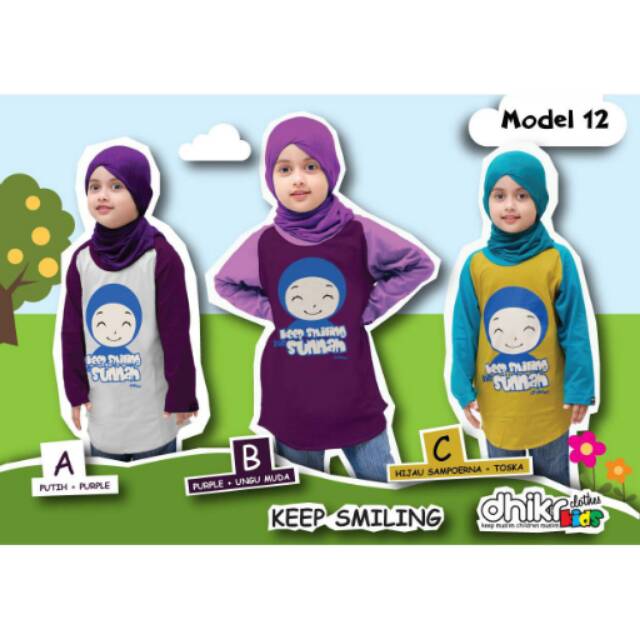 KAOS PREMIUM SALE DHIKR KIDS MODEL 12