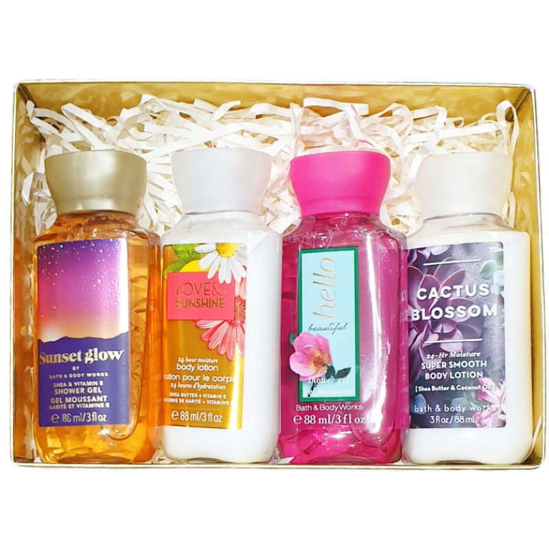 BATH &amp; BODY WORKS BBW PAKET TRAVEL SIZE MIST SHOWER GEL BODY LOTION BODY CREAM WITH BOX HEMAT SUPER MURAH LEBAY HAMPERS KADO HADIAH HARI RAYA IBU NATAL ULANG TAHUN BIRTHDAY VALENTINE SESERAHAN NATAL CHRISTMAS LENGKAP A THOUSAND WISHES WARM VANILLA SUGAR