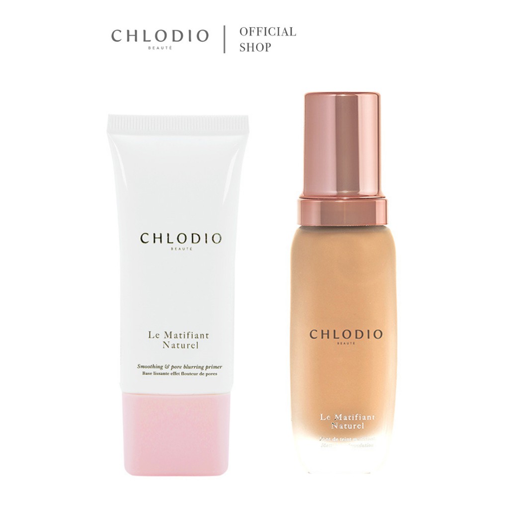 

CHLODIO Le Matifiant Naturel Smoothing & Pore Blurring Primer and Mattifying Foundation - 03 Beige