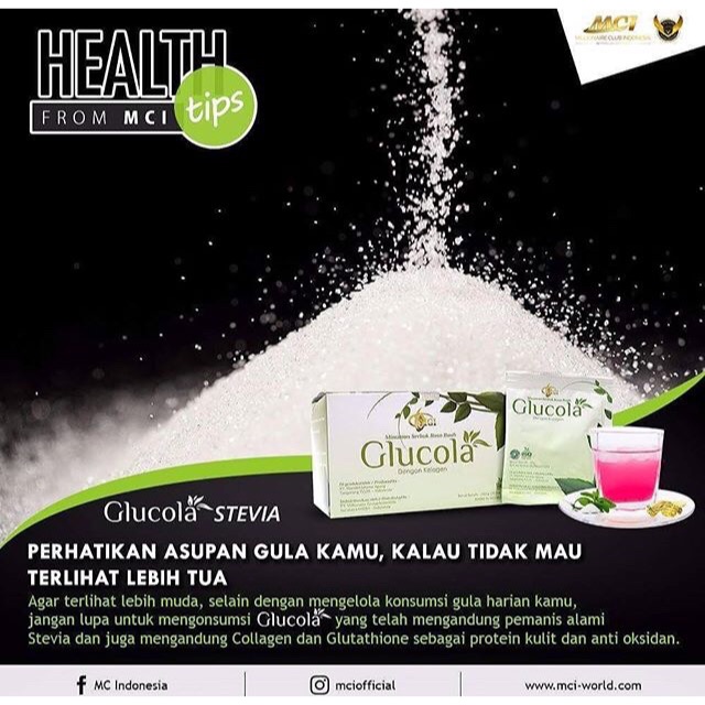 

GLUCOLA STEVIA ori dari MCI