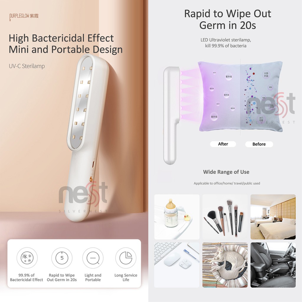 USAMS HANDHELD ULTRAVIOLET DISINFECTION LAMP / LAMPU UV STERILIZER