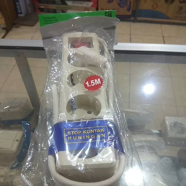 Stop kontak atn  kabel 4lubang 1.5m