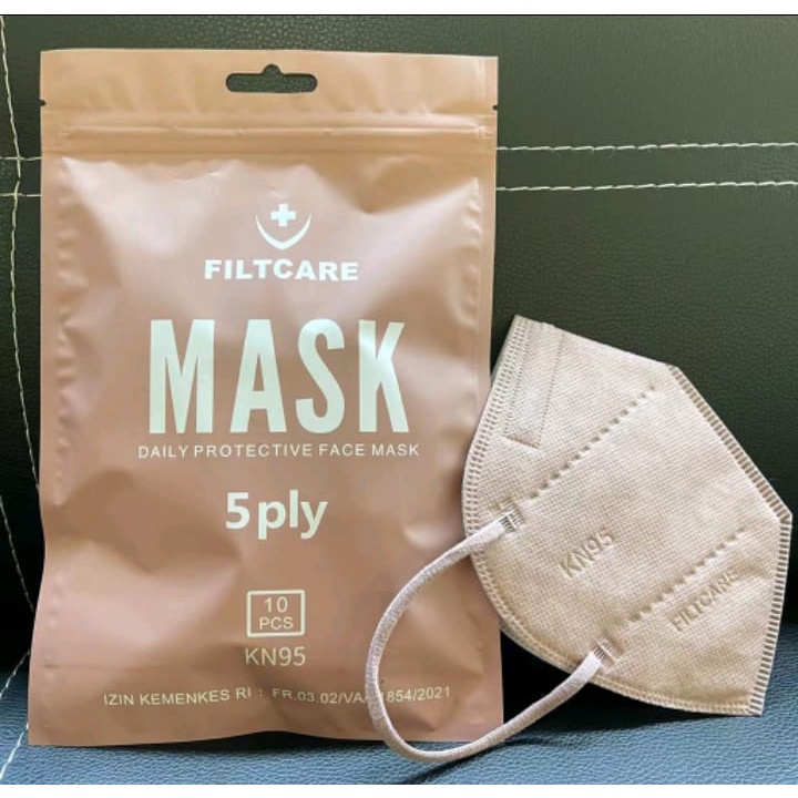 MIINII Masker KN-95 Kemaskes RI 5 PLY ISI 10PCS