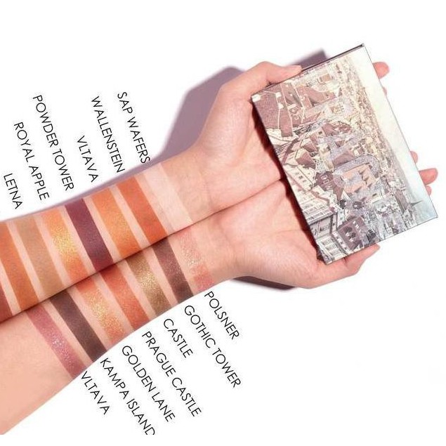 Focallure Eyeshadow Pallete GO TRAVEL 15 Colors PARIS TURKEY PRAGUE PERTH TOKYO BPOM FA-100 FA100 FA 100