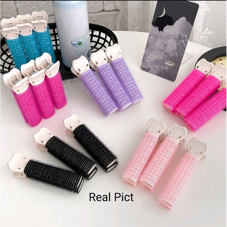 KOREAN ROLL HEATLESS HAIR STYLE CURLER - ROL VELCRO PONI ANTI LEPEK PREMIUM ALA KOREA - ROL ROLL RAMBUT PLASTIK MURAH