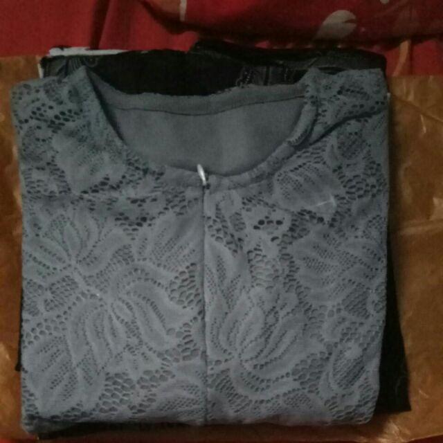 Zola_batik Couple Gamis Brokat 2526 - Kubah