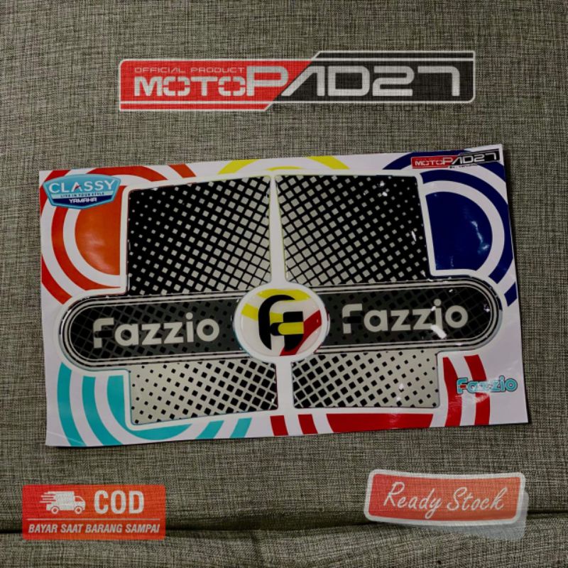 Motopad27 Sticker stiker resin timbul body samping Yamaha Fazzio Premium