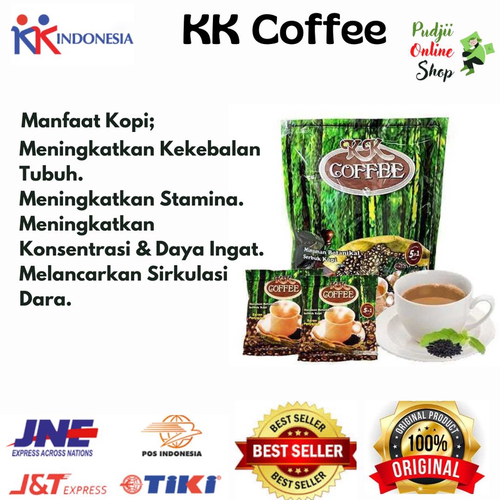 

Kopi Tongkat Ali Bubuk KK Coffee Tambah Gairah & Kesuburan (3 Pack x 10 Sachets)