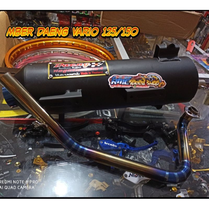 Knalpot mber Vario 125 150