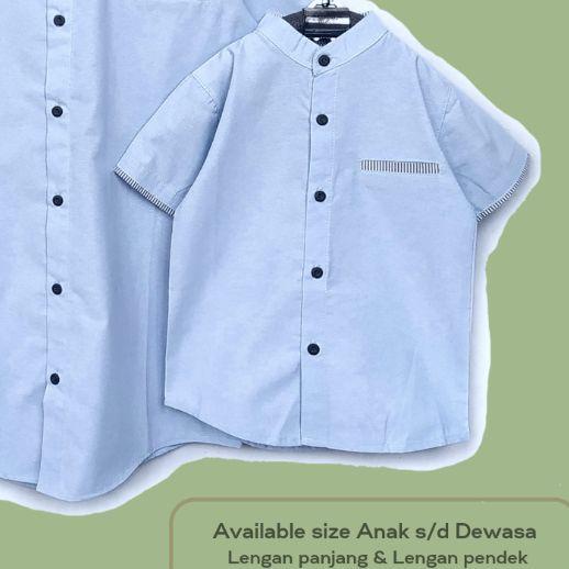 KOKO COUPLE AYAH ANAK KEMEJA KOKO KATUN OXSFORD ORIGINAL TABINA ( lengan pendek ) KOKO / KEMEJA POLO