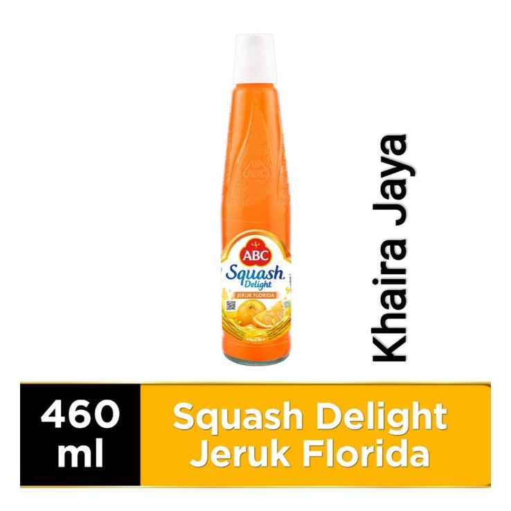 

Sirup Syrup ABC Jeruk Florida Orange Squash Delight 460 mL