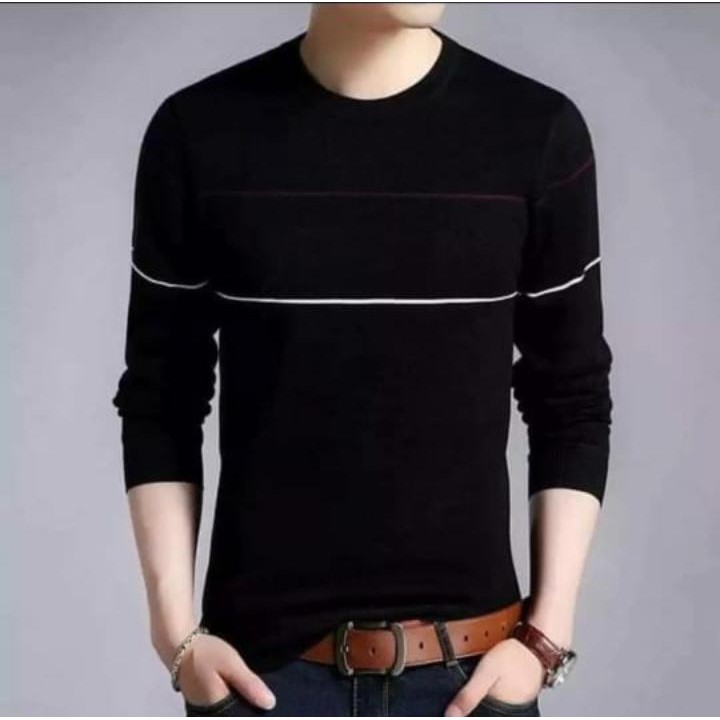 MyAgen - SWEATER RAJUT VALDO STRIP 12 GET TRIBAL PREMIUM