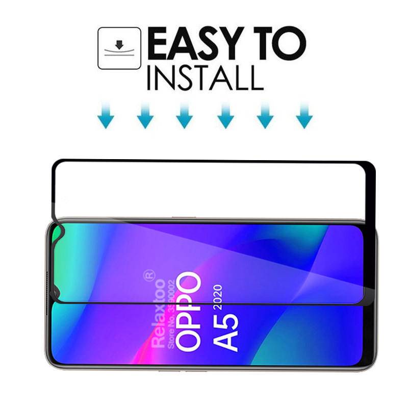 Pelindung Layar Tempered Glass Untuk OPPO A31 A5 A9 A91 A92 A53 A73 A93 A3S A5S A7 F9 F11 RENO 2 3 4 5 PRO