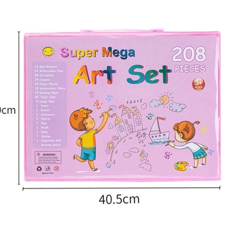 

Crayon Set 208pcs / Krayon Mewarnai Anak 208pcs / Pen