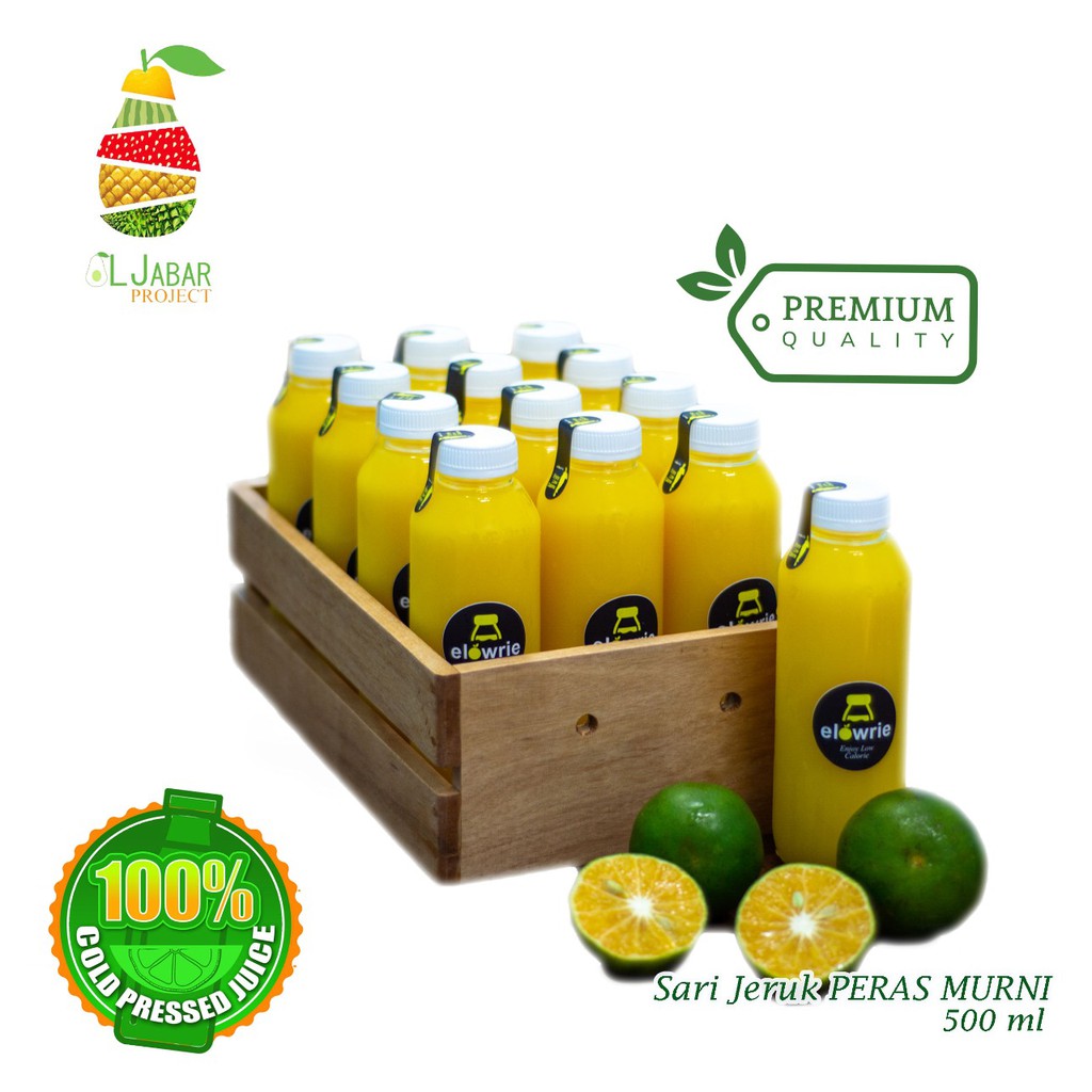 

Sari Jeruk Peras MURNI 500ml / Elowrie / Sari Jeruk / 100% Jeruk Peras