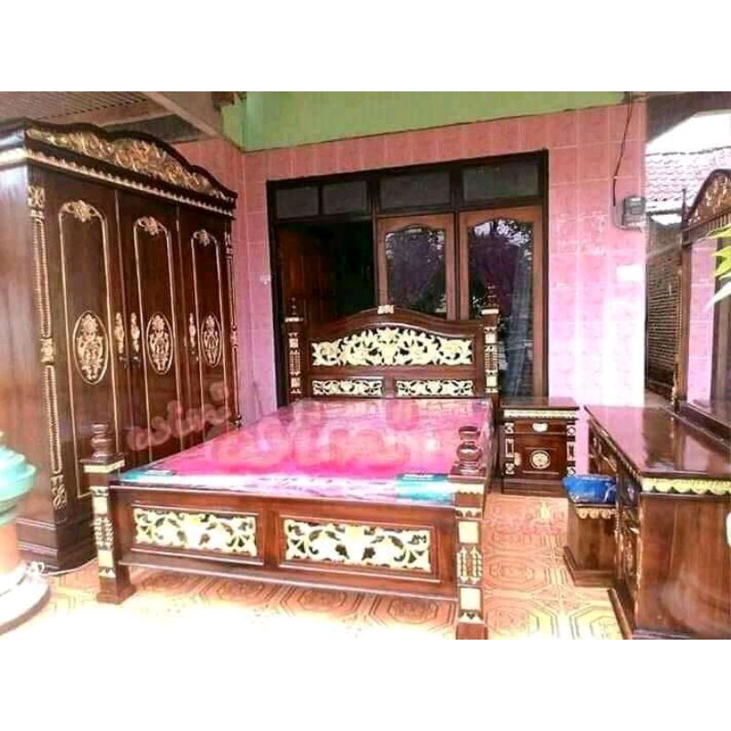 tempat tidur lemari meja rias kamar set harga murah meriah