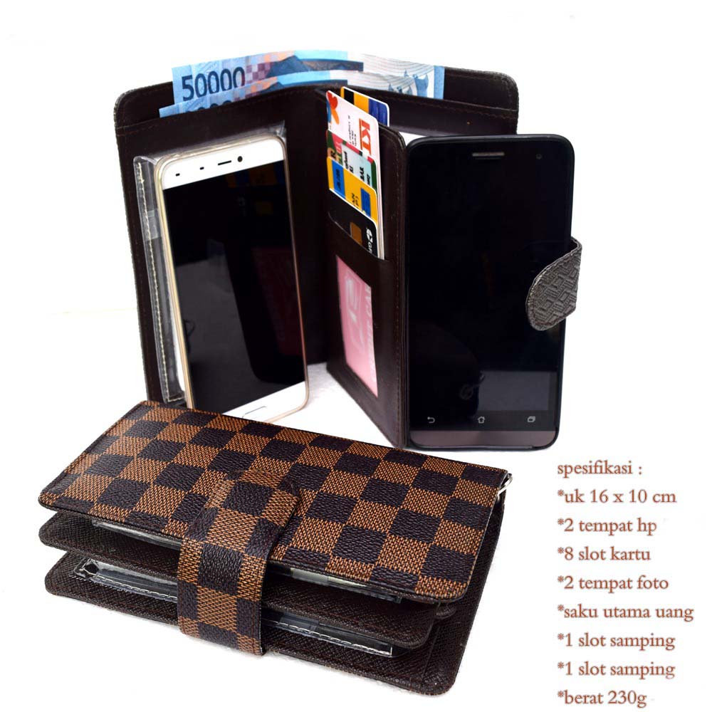 Obral Dompet 2 Hp Murah Maroko Kulit vl Mini Best Seller