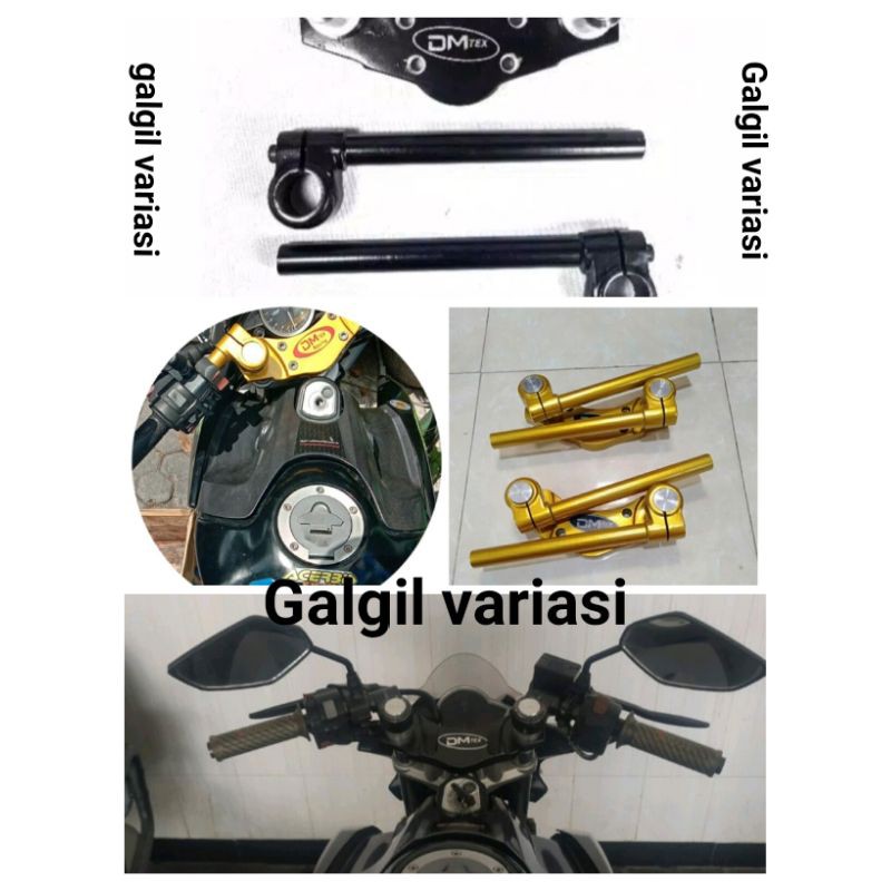 setang jepit cb 150 r new dan cb 150 r old