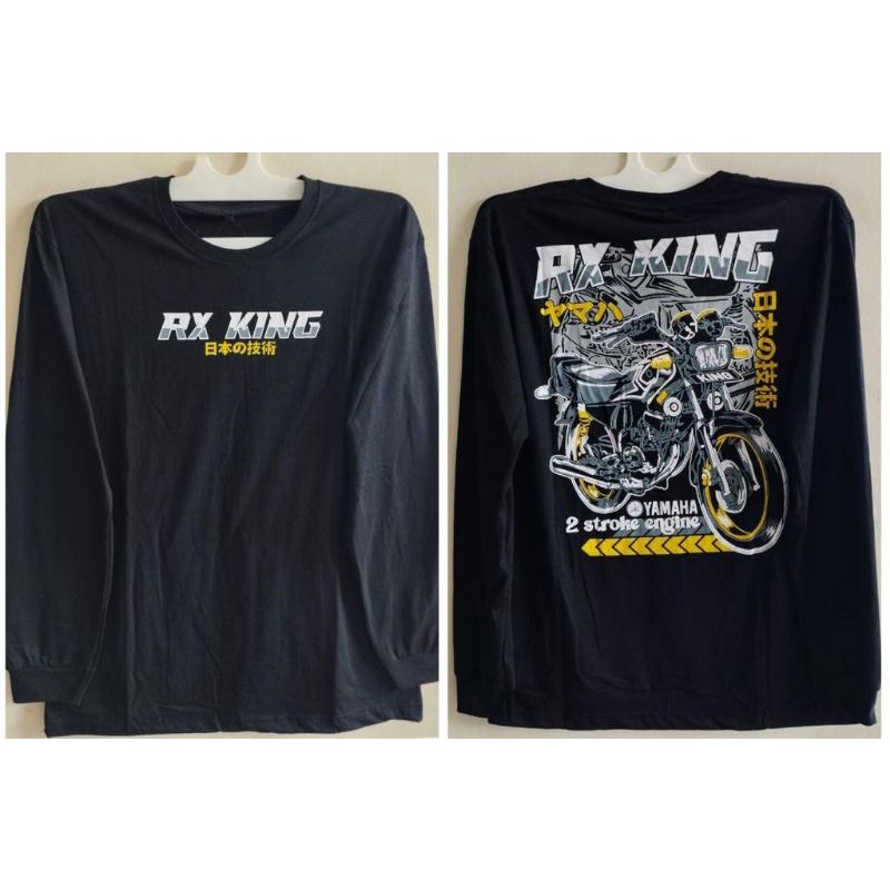 KAOS RX KING HITAM LENGAN PANJANG DISTRO MURAH (READY / BAYAR DI TEMPAT)