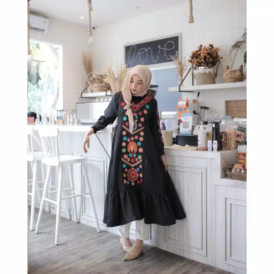 Ramadhani Dress TorryBruch Bordir Gamis Wanita