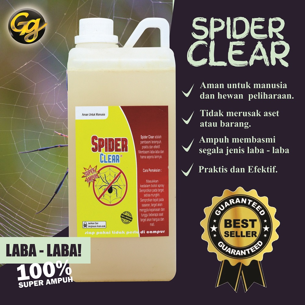 Pembasmi labalaba Spider Clear/Racun Pembasmi labalaba