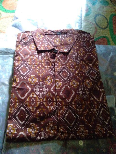 Morris Store Kemeja Batik Songket Pria Motif Clasic