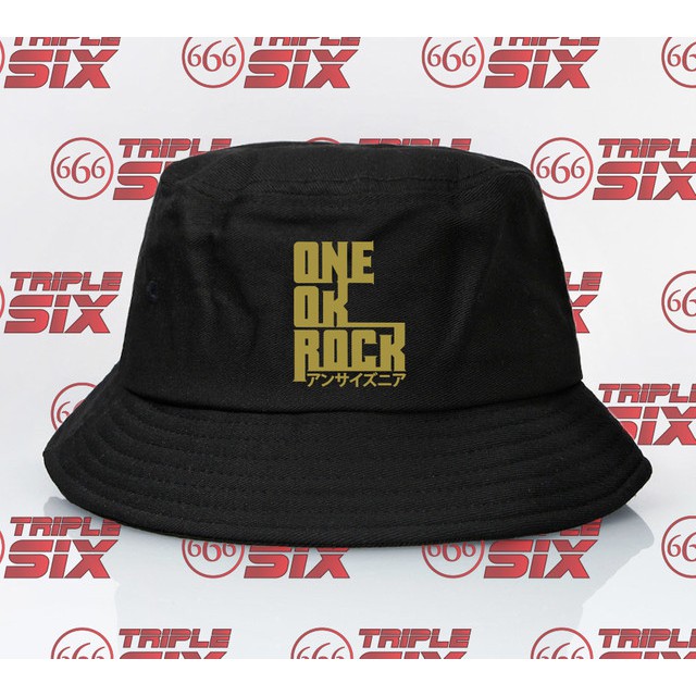 Topi Bucket One ok rock Gold
