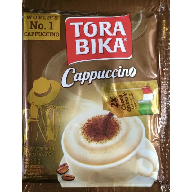 

kopi Tora Bika Cappuccino 10sachet @25g ED mei 25