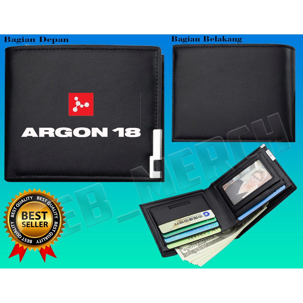 Dompet Pria Lipat ARGON 18 BIKE Dompet Kulit Men Fashion Letter Wallet TITLE ARGON 18 BIKE KEREN