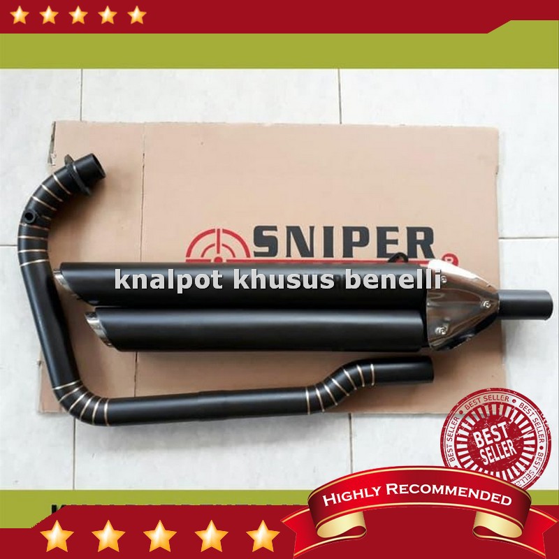 Jual Knalpot Benelli motobi 200 evo Double Vannes Limited