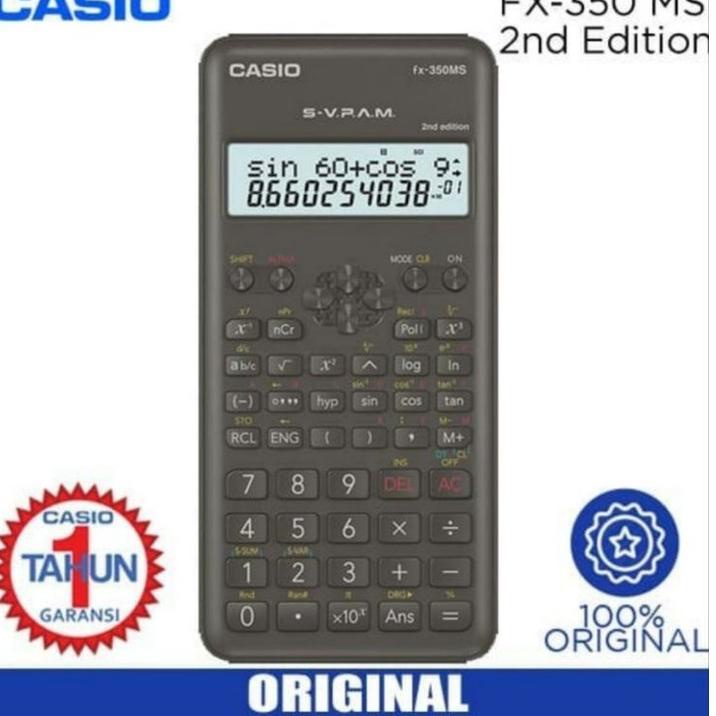 

[KODE PRODUK VENQT4038] CASIO FX-350MS - Scientific Kalkulator