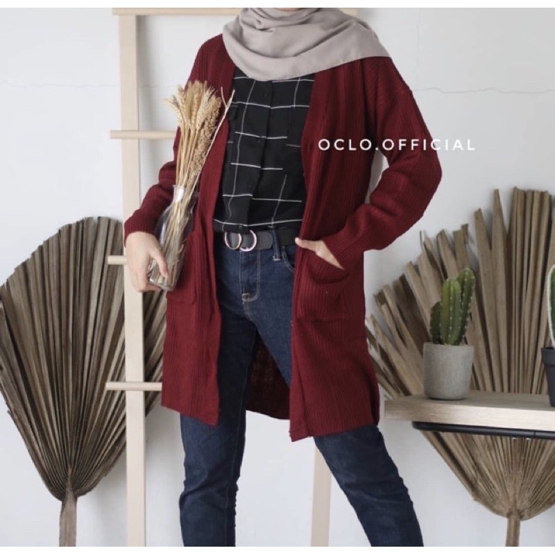 HSS - VEGA CARDI RAJUT //BELLE SWEATER // AGEA CARDI  // cardy Belle STRADIVAR*US // #boxysweater-4