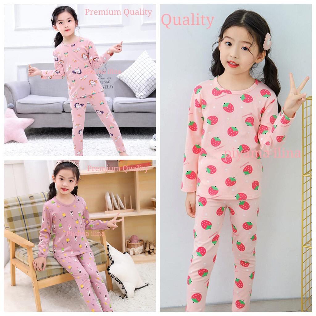 AN-37 Baju Tidur Anak Piyama Anak perempuan  Premium Quality [B]