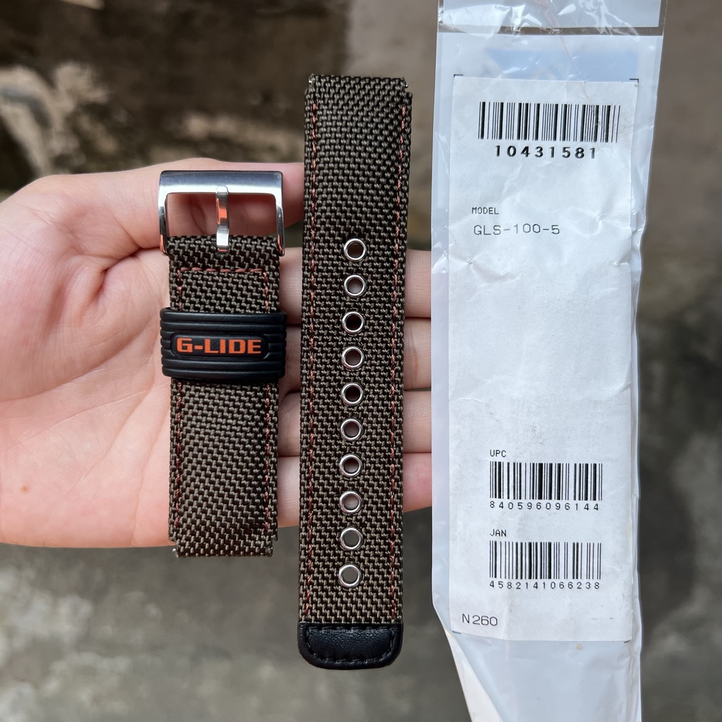 Strap tali jam tangan casio GLS-100 5 original band GLS 100