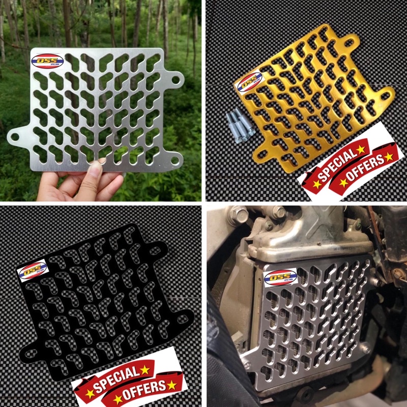 PROMO NEW COVER TUTUP RADIATOR HONDA OSS RACING TEBAL DAN BERKUALITAS FREE BAUT DAN BHOSING PCX LEXI VARIO125/150
