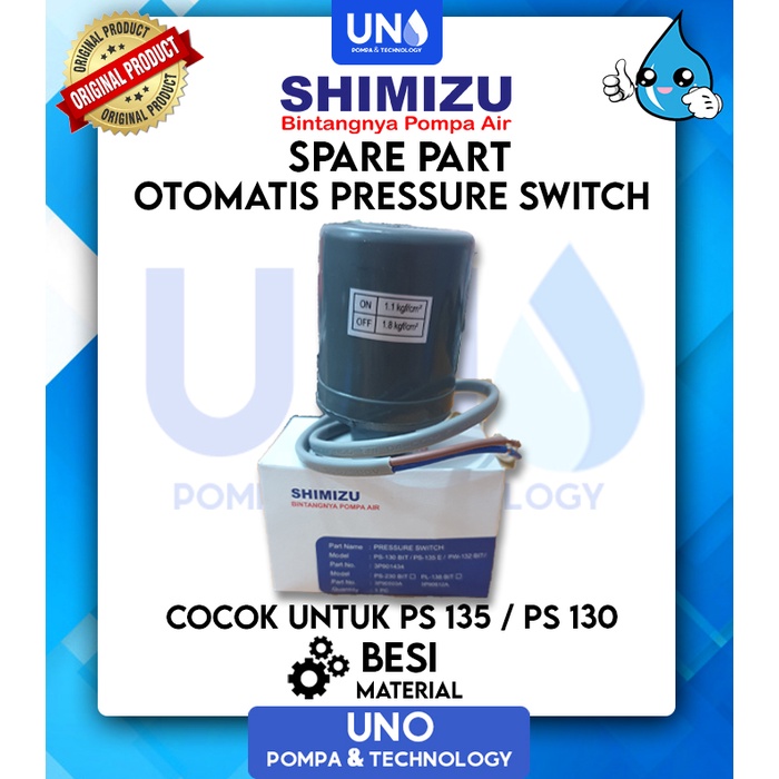 Otomatis Pressure Switch Shimizu Original PS 135 / PS 130