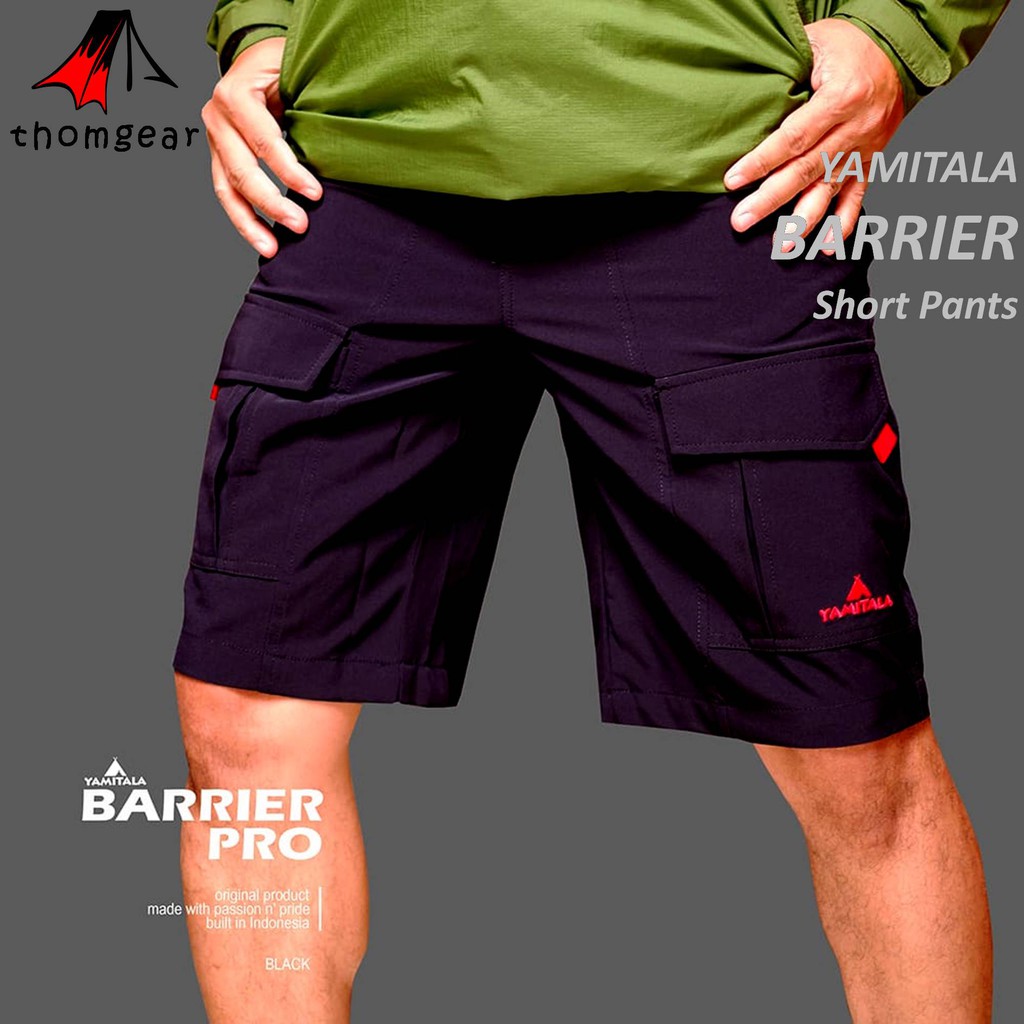 Yamitala Celana Gunung Pendek Barrier Short Pants Quickdry Stretch Pria Wanita M L Xl Xxl Outdoor Sepeda Hiking Adveture Tactical Kerja Lapang Lari Volly Petualang Murah Ori Original Terbaru 2022 Thomgear Bandung Surabaya