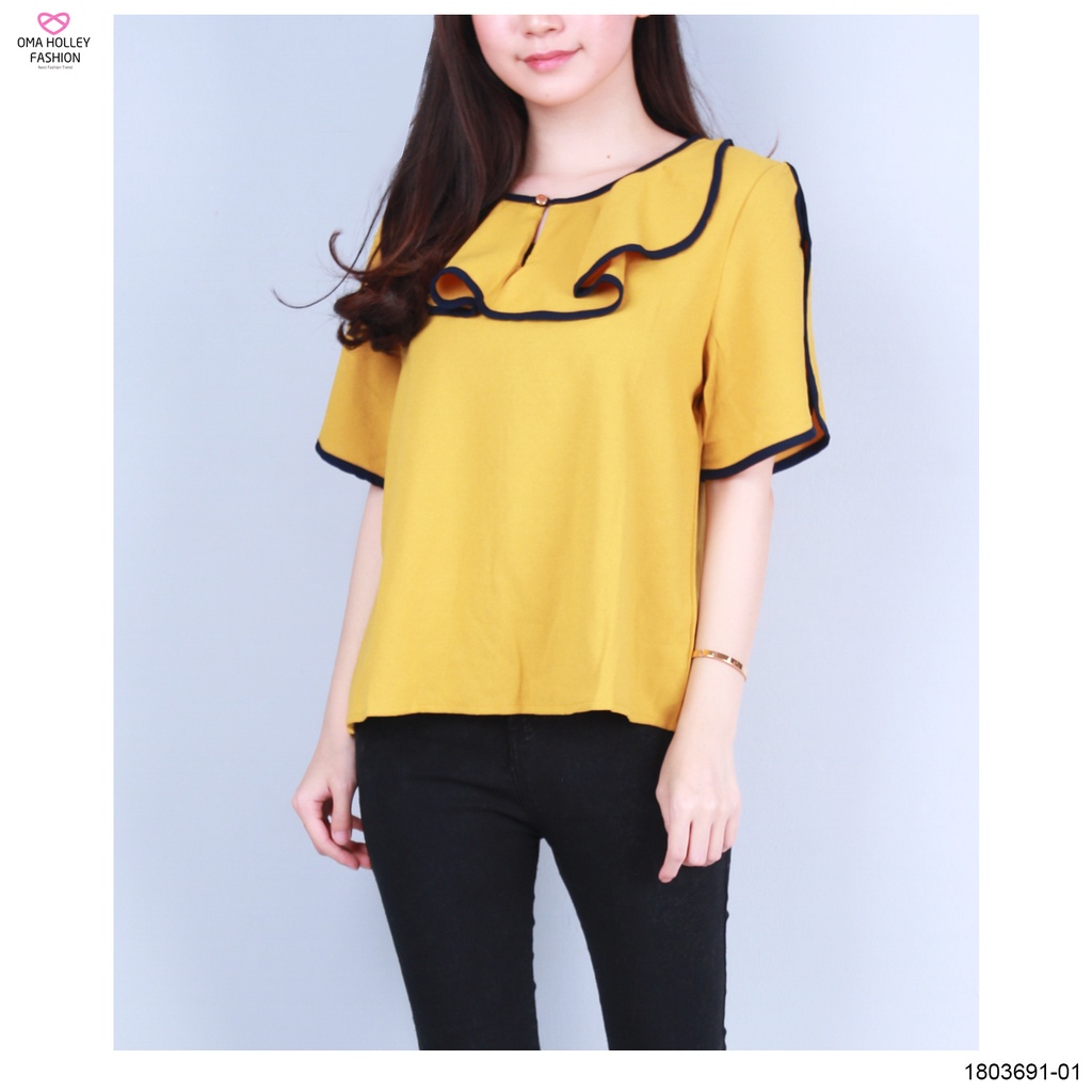 (COD) OH Fashion Sabine Top Blouse Wanita Murah #1803691-01