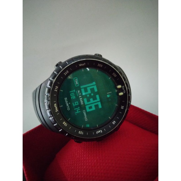 jj02298 jam tangan second original suunto core full black