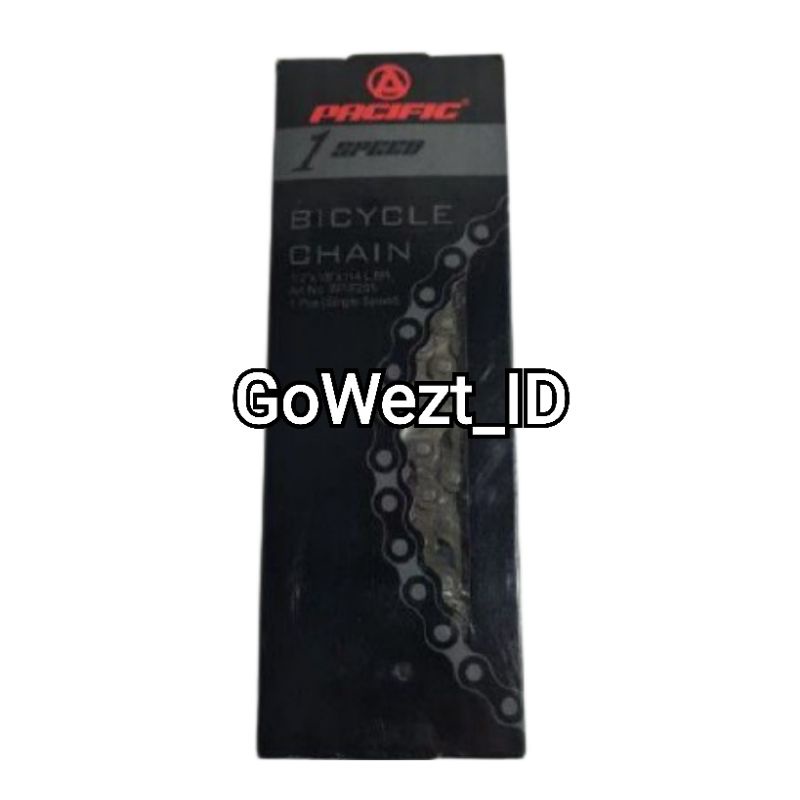 Rantai Sepeda Single Speed BMX Fixie CTB Mini PACIFIC 1/2 x 1/8 x 114L Bicycle Chain | High Quality