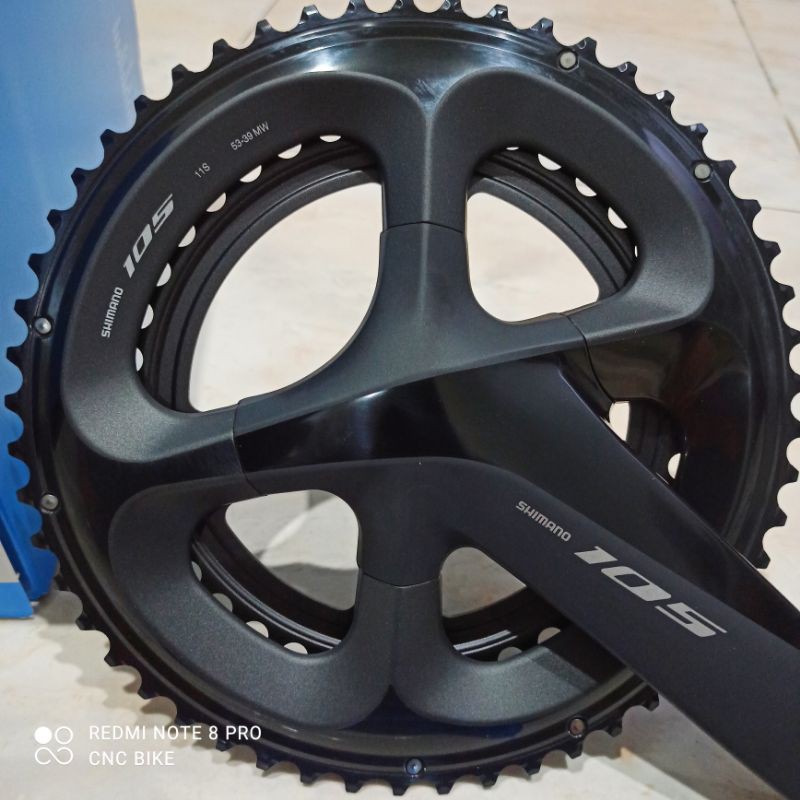 Crank Shimano 105 R7000 52T-36 53T-39 2 x 11 speed